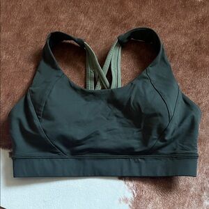 Lululemon Athletica Deep Green Sports Bra